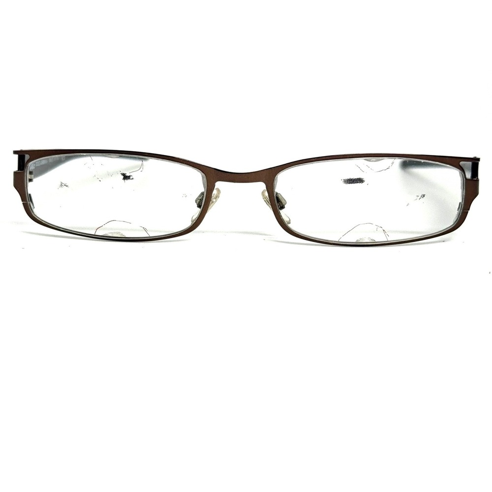 D&G Dolce & Gabbana 4107 104 Brown Black Rectangular Eyeglass Frames 51-17-135